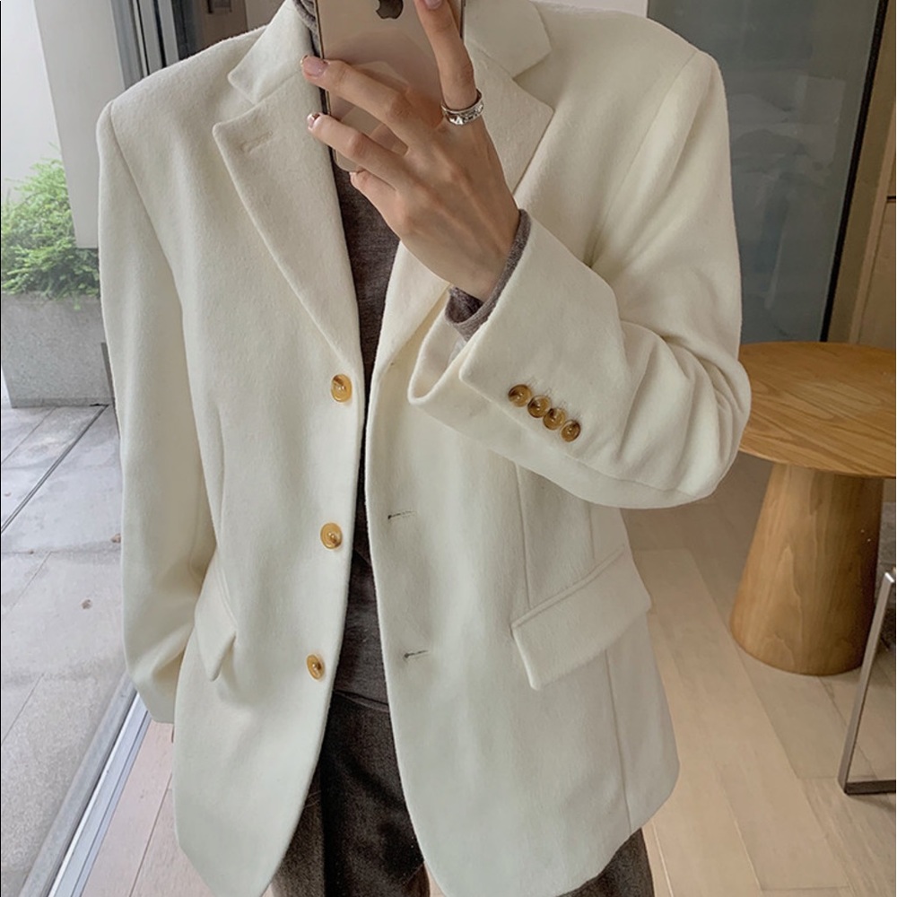 NWT White blazer jacket